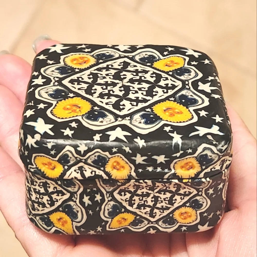 Anthropologie Metal Moorish Design Trinket Box